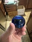 Vintage Shift Knob Cobalt Blue Glass Gear Shifter Hot Rod Rat Rod Car 1-7 8   
