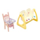 Fisher Price Loving Family Baby High Chair Twin Swing Vintage Nursery Furniture