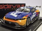 Sideways Ford Mustang Gt3 2024 Test Car 1 32 Slot Car Swcar10a Racer