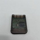 Official Sony Playstation 1 Ps1 Authentic Memory Card Oem Tested Clear Black