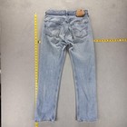 Vintage Levis 501 Jeans Mens Blue Light Wash Straight Button Fly Usa Fits 30x32