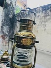 12  Nautical Marine Brass Boat Antique Hanging Oil Lamp Ship Anchor Lantern