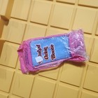 Vintage  crissa  Bootie Socks Orange Brushed Orlon Acrylic Blue H34 1