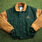 90   s Paramount Nbc Frasier Cast   Crew Variety Jacket Leather Men   s Sz L Vintage