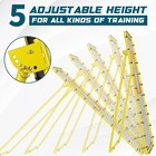 Adjustable Volleyball Rebounder Net 7x4 Ft With Pu Volleyball And Stakes 