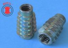 Tsi1024-13  T-lok Hex-drive Threaded Insert Zinc-for Wood  10-24x0 512 -50 Pcs