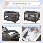 Playard Deluxe Nursery Center  Foldable Playpen For Baby   Toddler  Bassinet