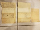 Antique Vintage 1850 Letter And Two More Documents 