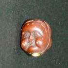 Meiji Period Otafuku Ojime Netsuke Inro Sagemono