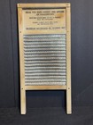 Vintage Columbus Washboard Co   dubl Handi  Washboard - 18  X 8-1 2  Euc