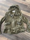 Zara Trafaluc Green Military Utility Style Jacket Size Small   read