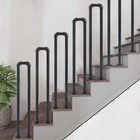 U-shaped Stair Handrail Floor Standing Handrails For Outdoor   Indoor Steps