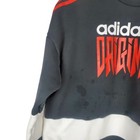 Adidas Originals Big Kids Graphic Crewneck Sweatshirt Size L Black Flaw Read