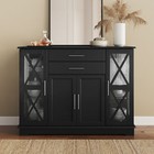 47  Wood Storage Sideboard Buffet Cabinet Console Table  3 Colors