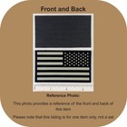 Reverse American Ir Flag Patch  Subdued Infrared Tactical Patch  Hook Fastener