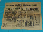 Original H g  Wells  First Men In The Moon Herald Newspaper