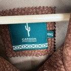 Vtg Cardon Mens Capybara Leather Jacket Brown Made In  Argentine Size M