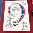 Nasa Space Shuttle Sts-9 Certificate Plus 3 Patches - Spacelab 1 Mission