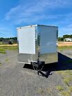 New 8 5x20 V-nose Enclosed Car Hauler Cargo Utility Trailer  080 Exterior Metal