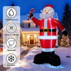 14ft Inflatable Santa Claus With Candy Cane Led Outdoor Christmas Yard Decor Us