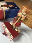 Midwest Mary Engelbreit Lion   The Lamb Cast Iron Stocking Hanger Christmas Box