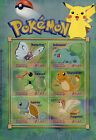 Dominica 2001 - Pokemon Bulbasaur Squirtle - Sheet Of 6 Stamps Scott 2266  Mnh