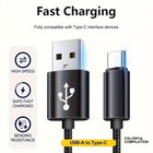 Braided Usb To Type-c Fast Charging Data Sync Charger Cable Cord 3 6 10ft Lot