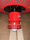 Vintage 1997 Coca Cola Ceiling Fan 4 Blades With Glass Globe Light