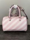 Ships Asap  Victorias Secret Pink Mini Duffle Crossbody   Heart Pouch Keychain