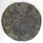 Very Large 11  Brass Kettle Bottom Patch With Rivets - Cass County Minn Artifact