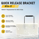For Minn Kota Quick Release Bracket 1854017 Rta-17 Trolling Motors   Heavy Duty