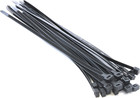 500 Heavy Duty 14 Inches 120 Pound Cable Zip Tie Down Strap Wire Nylon Wrap Blac