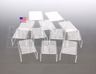 Clear Acrylic Display Risers 4  Wide  Lot Of 12  Made In Usa