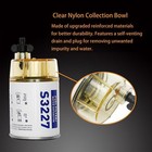S3227 Fuel Water Separator Filter W  Clear Bowl For Marine Outboard Boat Motor