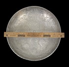 Very Rare - Vintage Art Deco Arthur Armour Aluminum World Map Bowl Mid Century