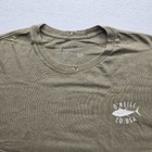 O neill Men s Size Medium Olive Green Short Sleeve Crew Neck Premium Tee