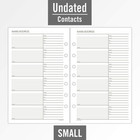 At-a-glance Day Runner Telephone And Address Pages  Refill  Loose-leaf  Undated 