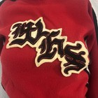 Vtg Red White Black 2 Piece Cheerleading Usa  Whs Initials 