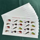 2025 Usps Freshwater Fishing Lures Forever Stamps-scott  5951-5965 Mnh- 100 Pcs