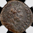 Ancient Roman Coin Emperor Hadrian 117-138 Ad As Genuine Ngc Certified Bronze