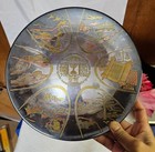 Jewish Judaica Israel 25th Anniv Silver Plate Kurt Matzdorf Hebrew Plate Ltd Ed