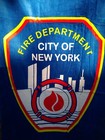 Fdny City Of New York Fire Department Beach Towel 30 X 60 Inches Blue