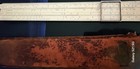 The Frederick Post Co  Slide Rule  1456 With Leather Case Rare Bamboo