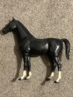 Vintage Best Of The West Johnny West Standing Black Thunderbolt Horse By Marx 