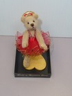 3 1 4  World Of Miniature Bears  Ballerina  Jointed W box   Coa                r