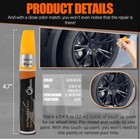 Black Wheel Rim Touch Up Paint Repair Kit For Tesla Model Y S X 3 Chips Nick