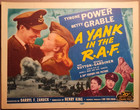 A Yank In The Raf Movie Lobby Cards R53 1953 Set Of 8   1 Extra Title Bx-1