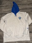 Brazil Cbf Hoodie Jacket Gray Nike Soccer Embroidered Crest Size Medium Nwot