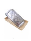 Vintage Mid-century Stainless Steel Multi-purpose Grater W  Plastictray