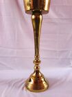 Rustic Gold Floor Standing Champagne Bucket Distressed Look Wine Cooler Ice Gift